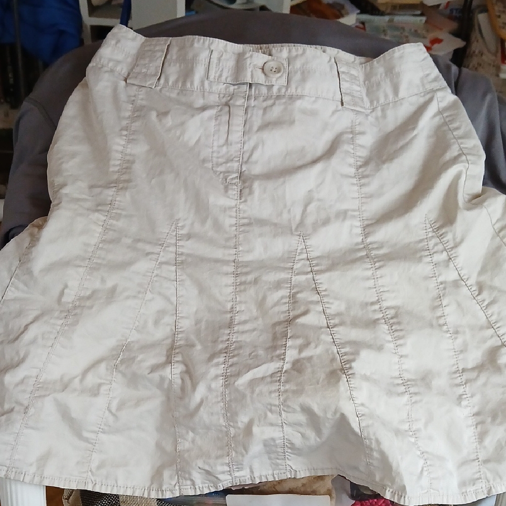 Ann Taylor Loft Cotton Flare Skirt
